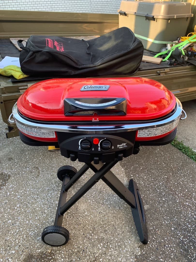 ろとColemanコールマン ロードトリップグリル LXE-J バッグ付き