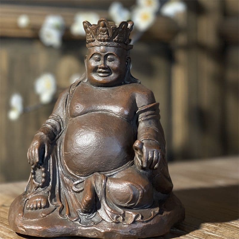 宝冠弥勒仏 石仏 装飾品 仏教美術 工芸品 美術品 置物