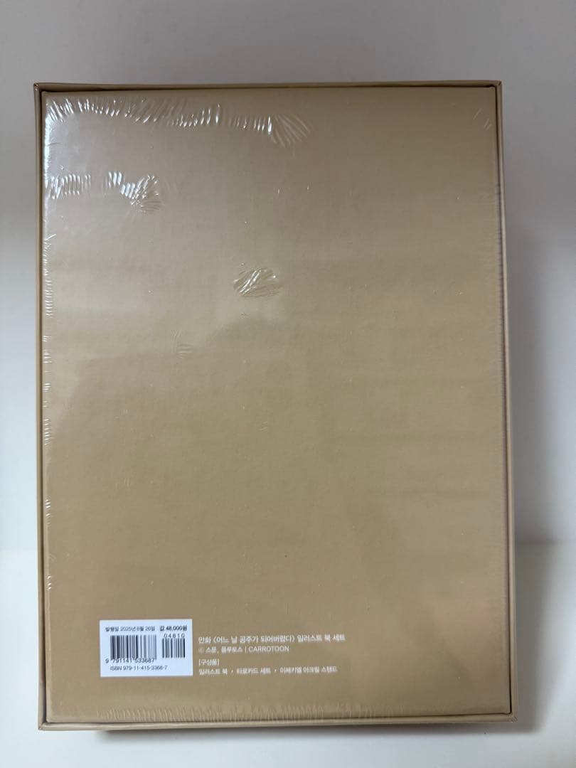 【未開封】韓国まんが　ある日、お姫様になってしまった件について イラストブック