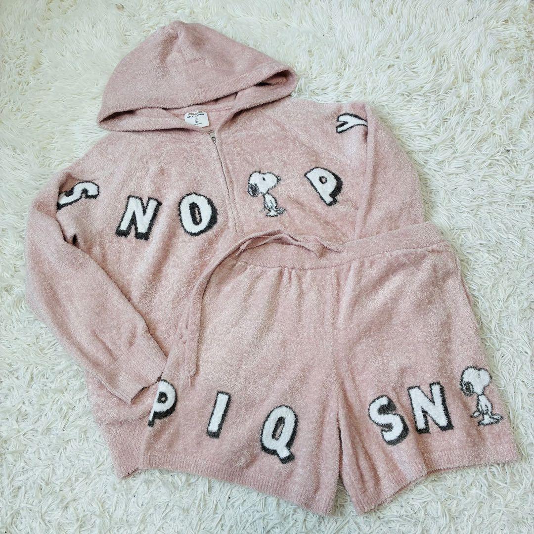 美品　ジェラピケ　ジェラートピケ　スヌーピー　コラボ　　セットアップ.