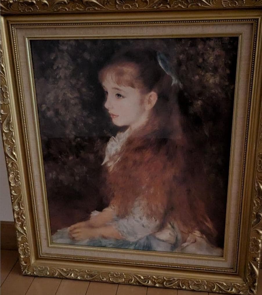 少女の肖像画 油彩 大きめのサイズ