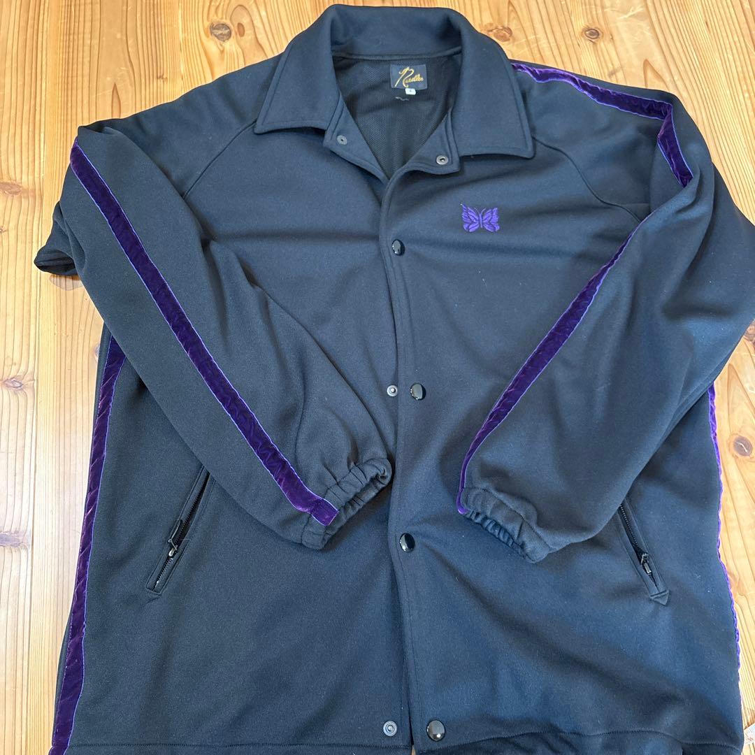 Needles ブラック/パープル トラックジャケット S