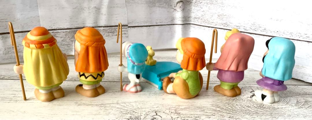 willitts スヌーピー　6体セット　チャーリーブラウン　陶器　フィギュア