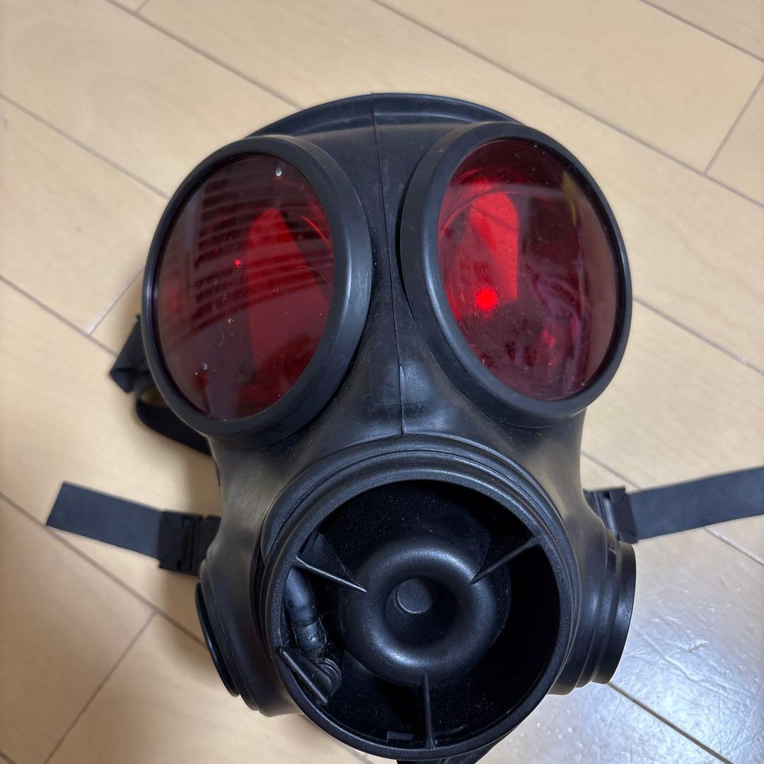 AVON S10 ガスマスク 赤レンズ付き