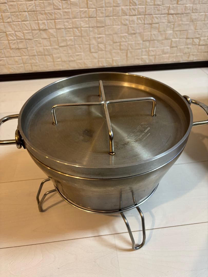 SOTO ダッチオーブン ステンレス製 eMEAL収納バッグ付き