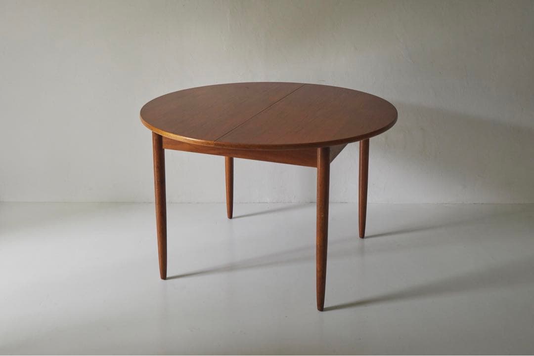 伸縮ダイニングテーブル　イギリスアンティーク　エクステンション