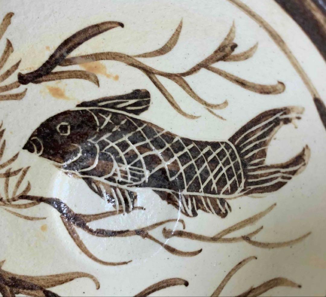 中国 魚絵碗　f2250922