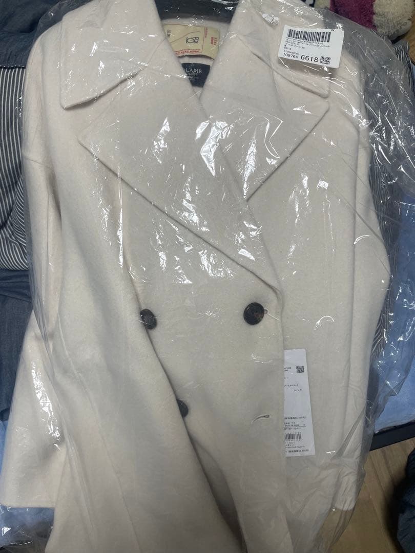 ナノユニバース　スーパー140ウールリバーミドルコート