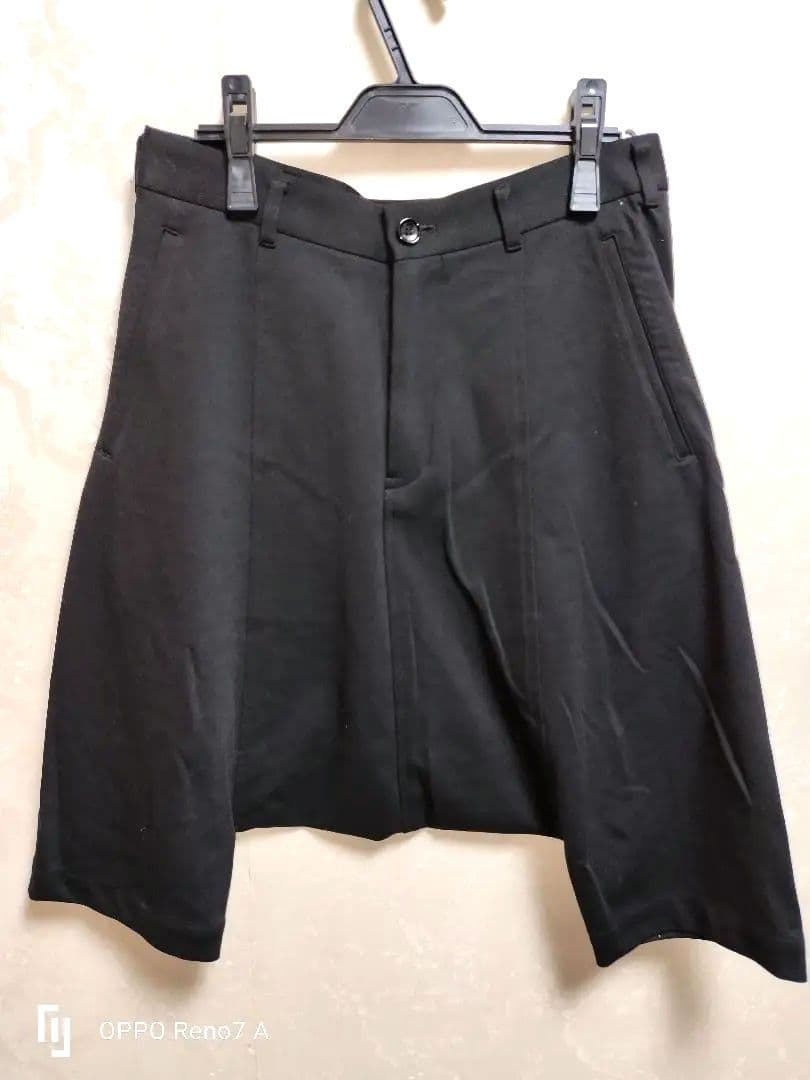 COMMEdesGARCONS コムコム サルエルパンツ ブラック　ベージュ