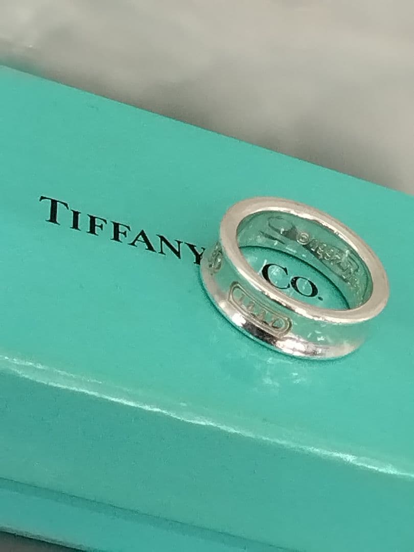 TIFFANY　ナローリング　シルバーリング　#13　　中古品