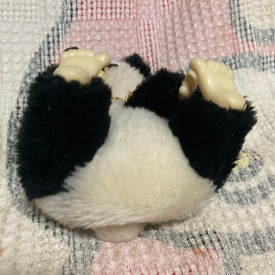 ファースト　モンチッチ風　パンダ　ぬいぐるみ　② レトロ　中古品