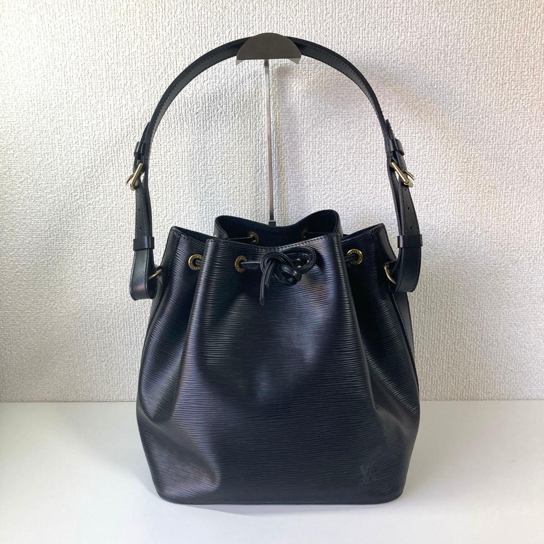 LOUIS VUITTON エピレザー プチノエ ノワール 黒 バケットバッグ