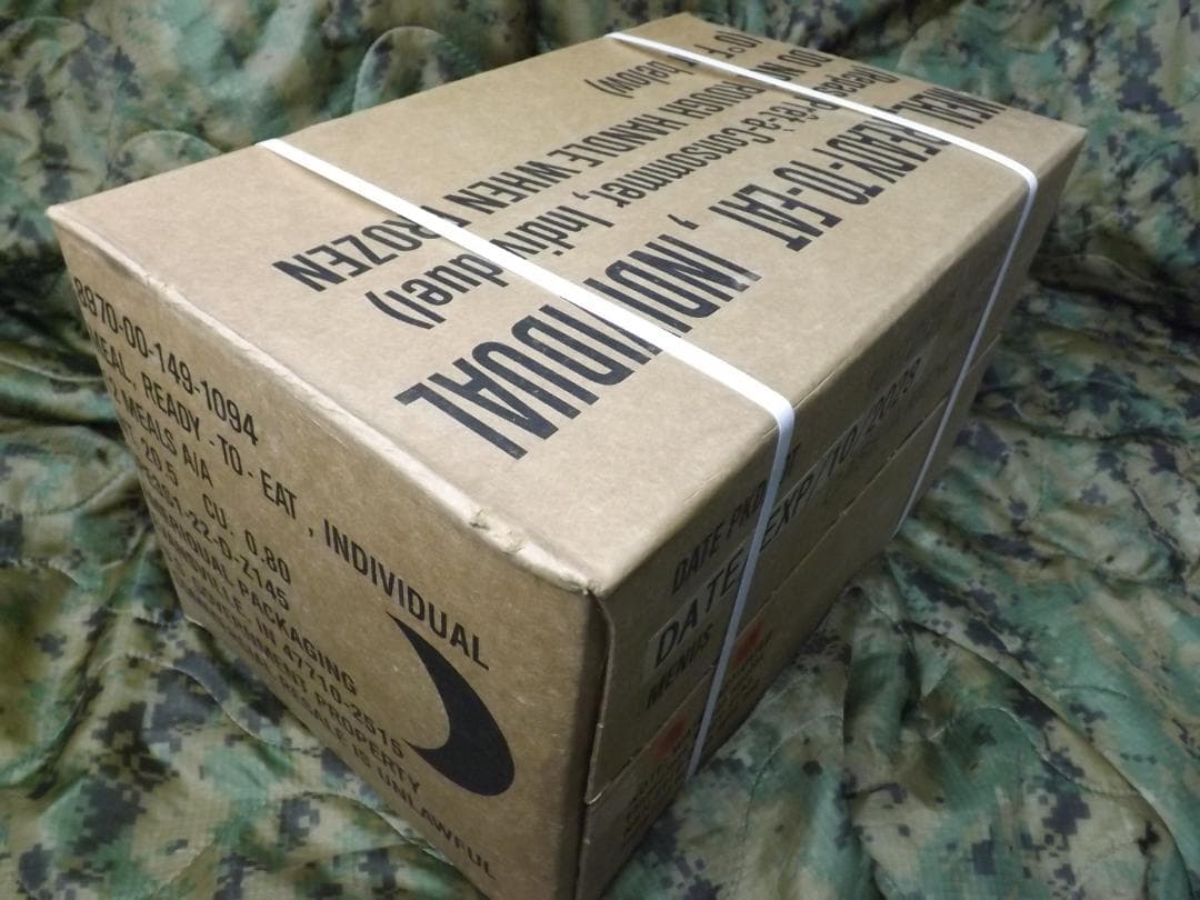 【2028年期限】米軍 MRE レーション ケースA