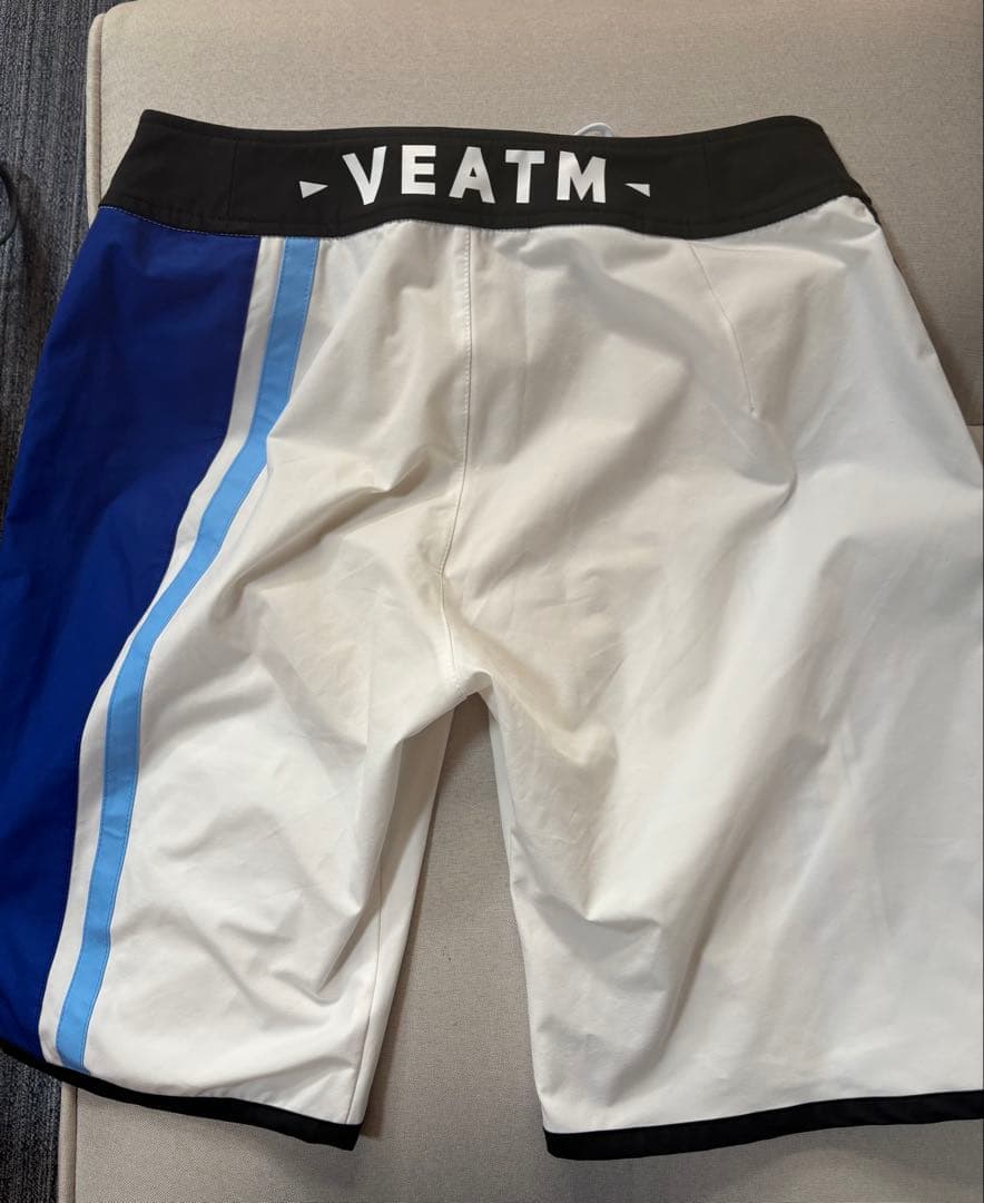 VEATM サーフパンツ　フィジーク　Mサイズ ホワイト/ブルー