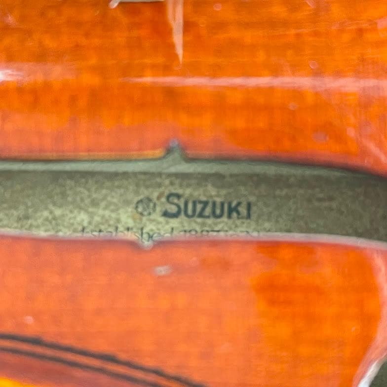 美品■鈴木バイオリン■No.300 1/4 1990年製 希少 斑虎杢 ケース付