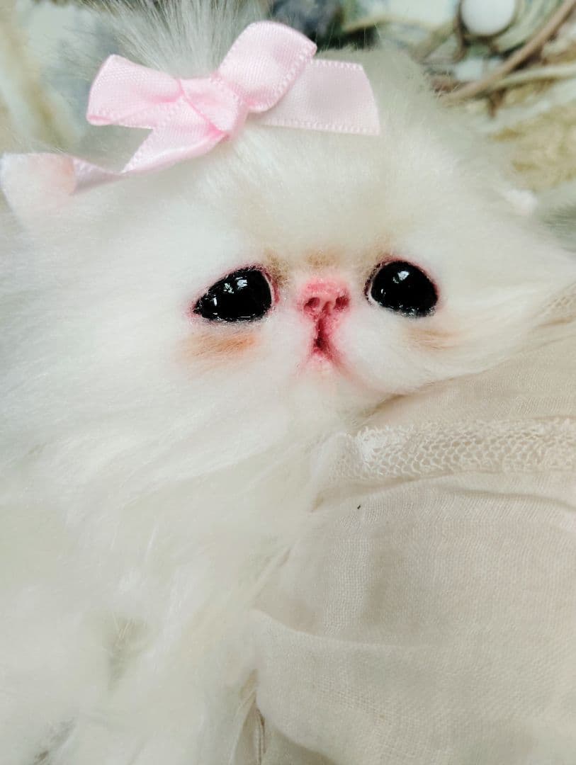 可愛いキャンディちゃん❤エキゾチック子猫ちゃん♡アートドール♡ぬいぐるみ♡