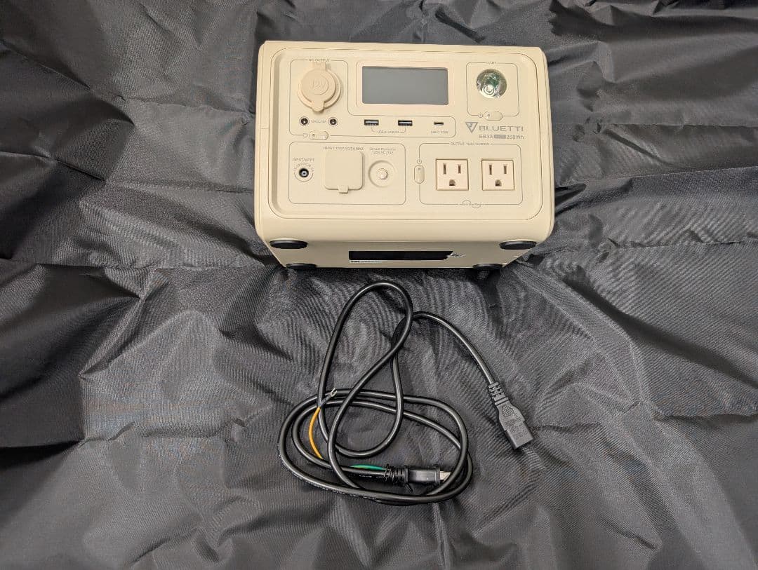 BLUETTI EB3A 小型ポータブル電源（容量268Wh、出力600W）