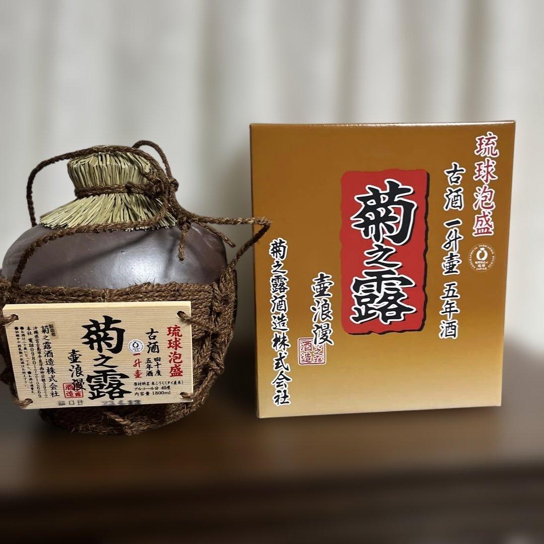泡盛 菊之露 古酒 1800ml 40% 箱入り