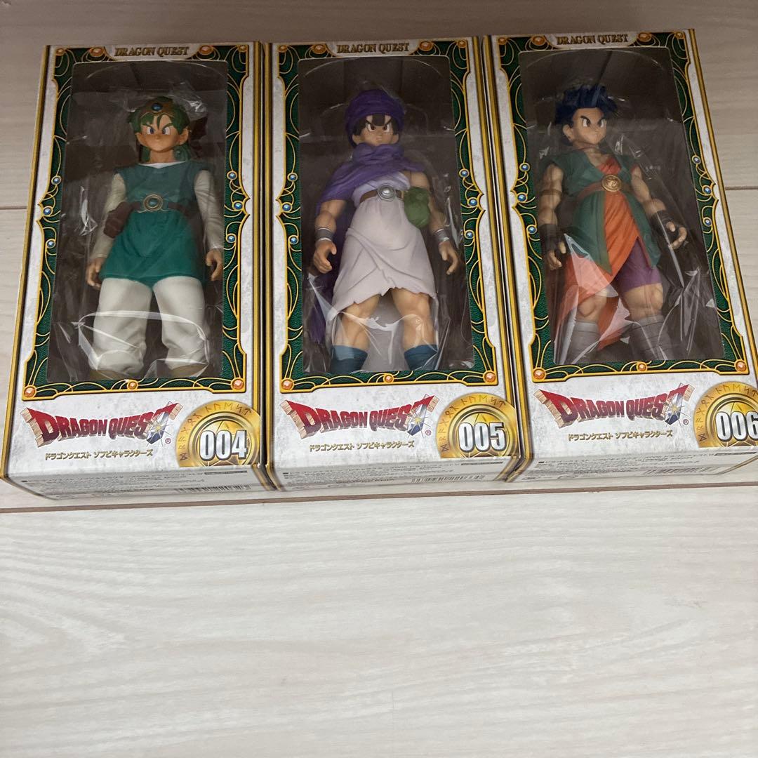 ドラゴンクエスト ソフビキャラクターズ 3体セット　天空シリーズ　主人公456