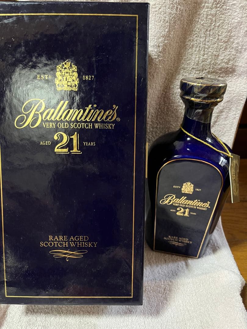Ballantine's 21年 スコッチウイスキー 化粧箱付き