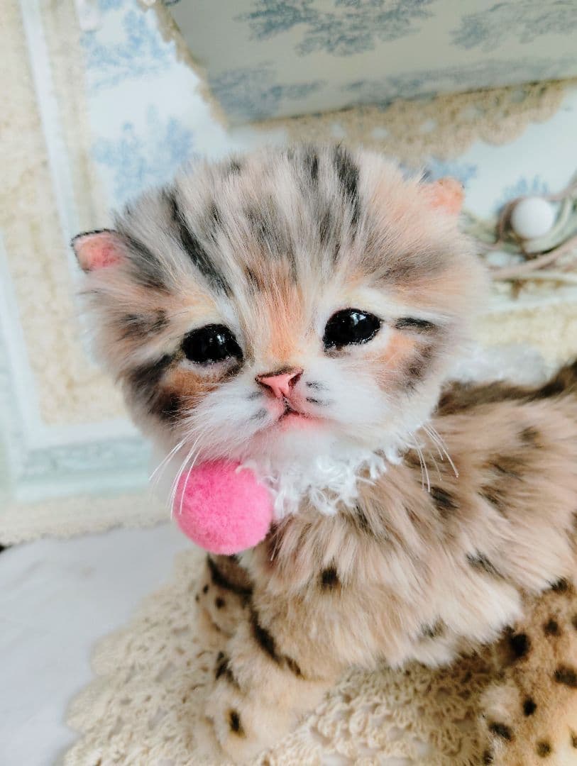 チロルパン様オーダー❤ヤマネコベビー♡アートドール♡ぬいぐるみ♡