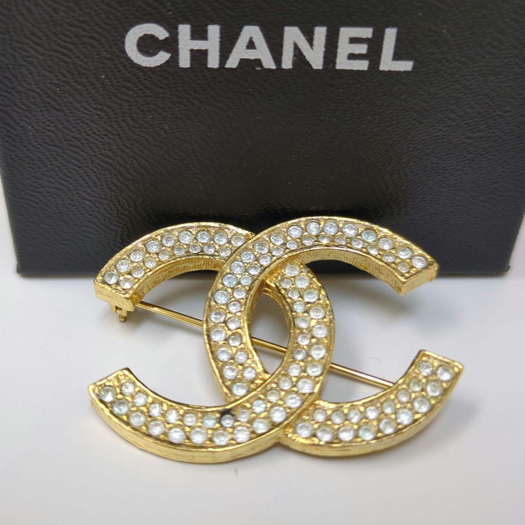 CHANEL シャネル ココマーク ヴィンテージ ブローチ 箱付き 正規品