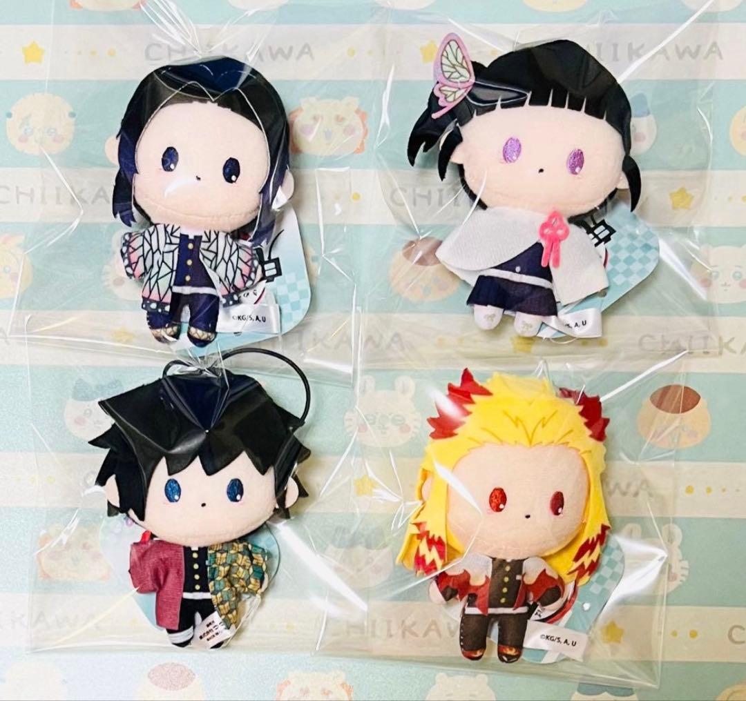 鬼滅の刃 ぴゅあぬい2 冨岡義勇 胡蝶しのぶ 栗花落カナヲ 煉獄杏寿郎 4点