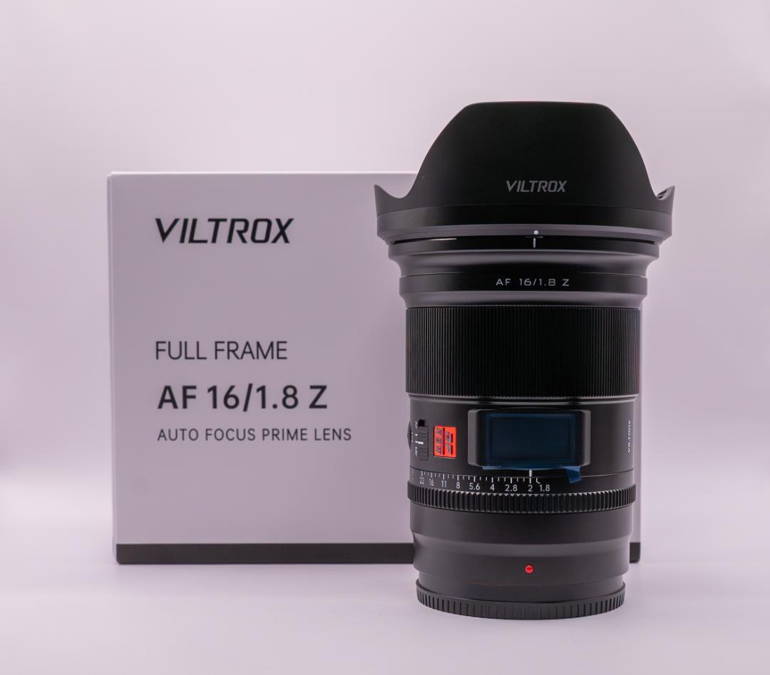 【新品同様】VILTROX ビルトロックス AF 16mm F1.8 Zマウント