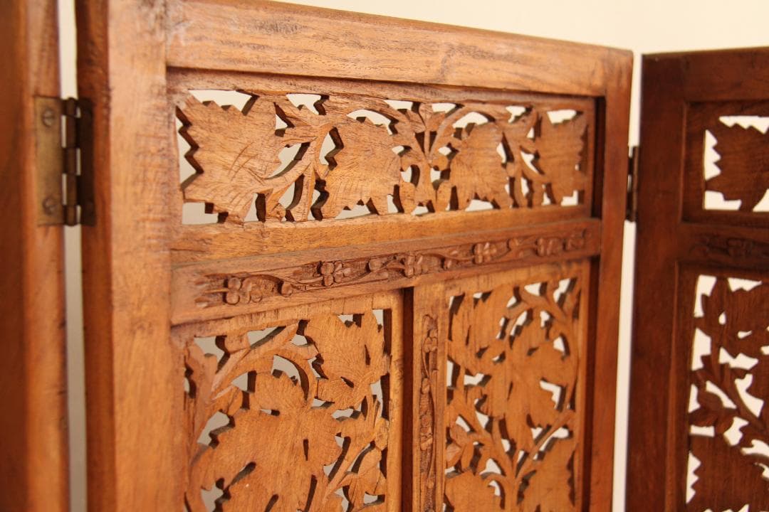 パーテーション　木製　衝立　アンティーク　古道具