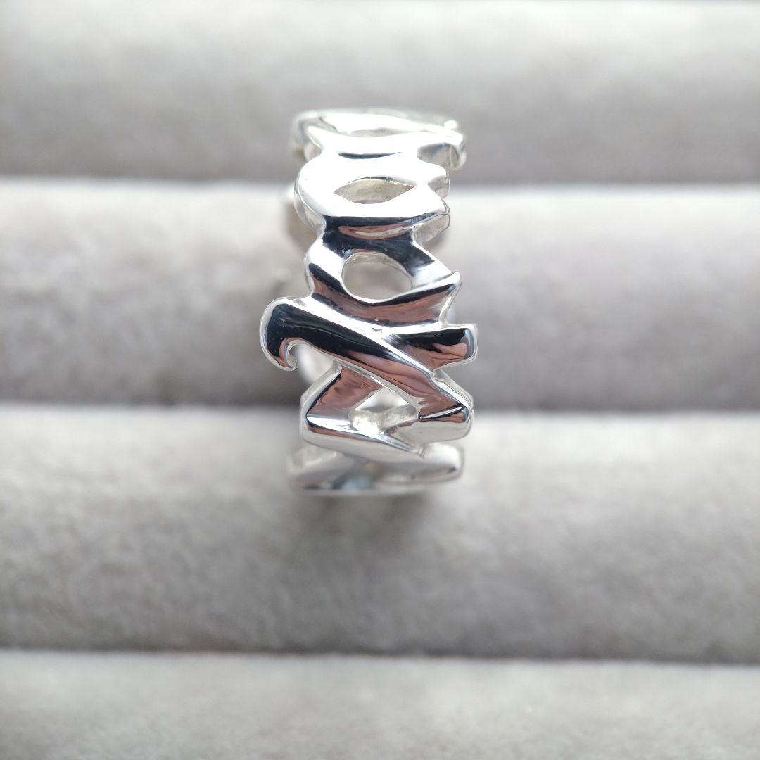 TIFFANY＆Co.ラブ＆キス　シルバーリングSV925 11.5号