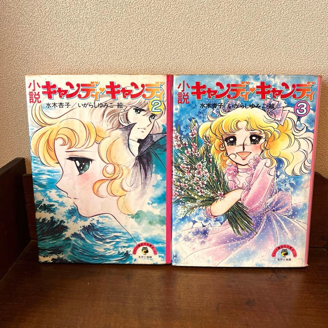【絶版】小説キャンディ•キャンディ② 、③最終巻 水木杏子　いがらしゆみこ