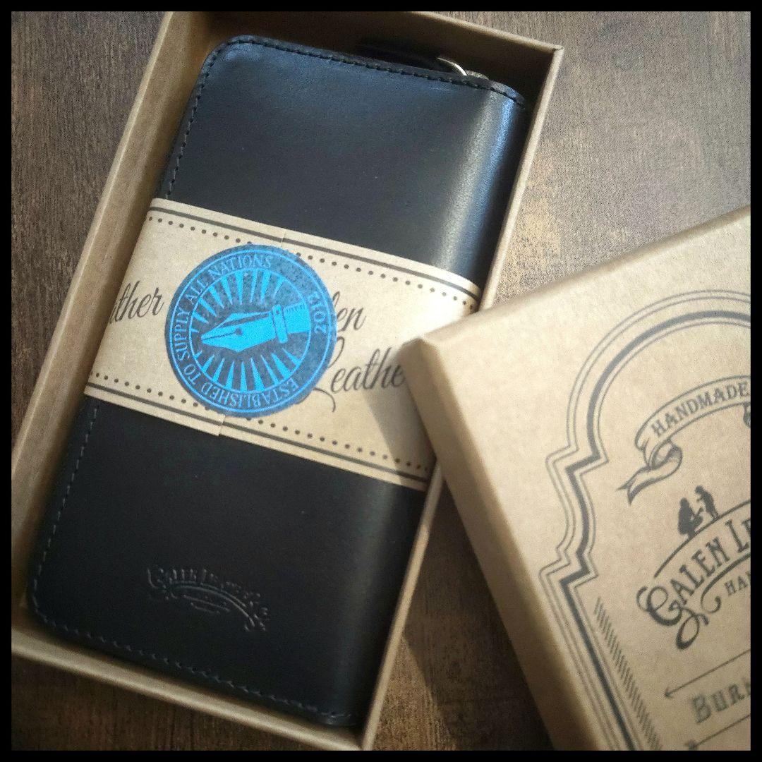 ガレンレザー　ブラック　3本差し+カードスロット