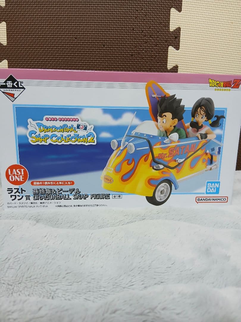 【ラストワン賞 悟飯 ビーデル】一番くじ ドラゴンボール スナップ フィギュア