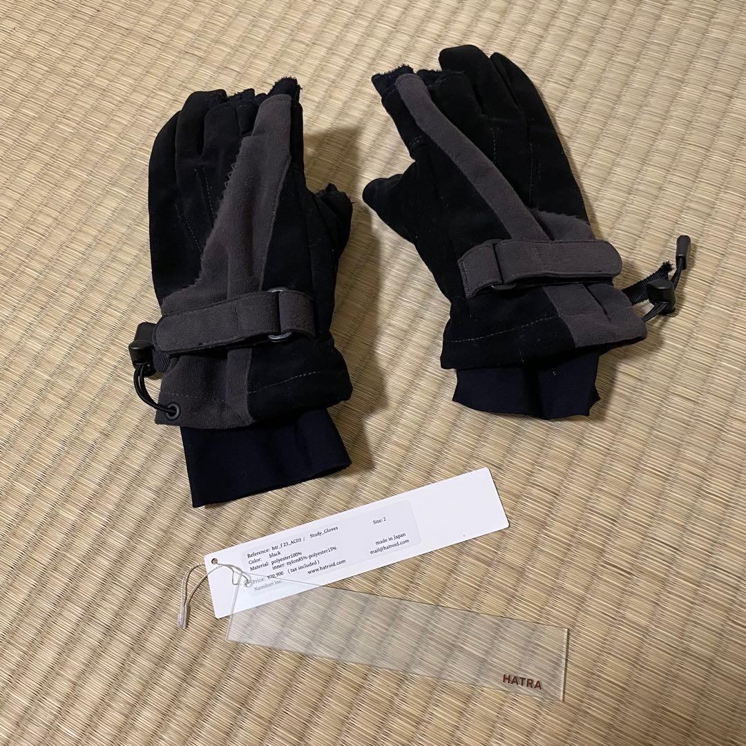 小物 HATRA Study Gloves / black 23AW