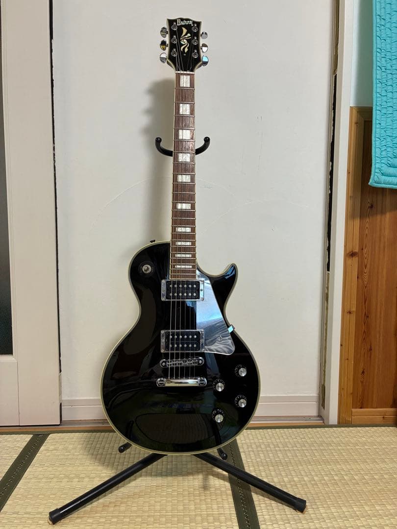 レスポールスタイル エレキギター ブラック フェルナンデスbruny