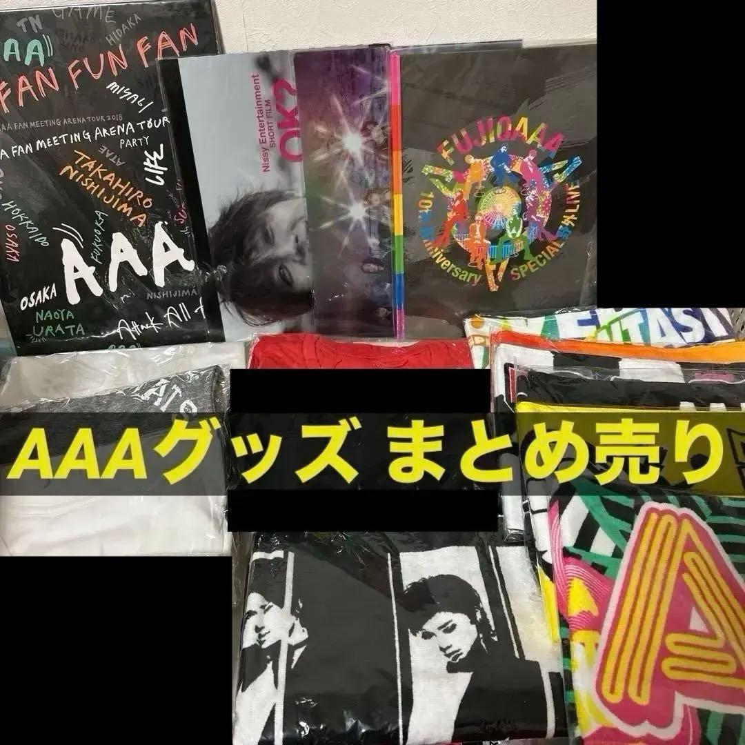 AAAグッズ 17点まとめ売り 「パンフ、ファイル、タオル、Tシャツ、他」