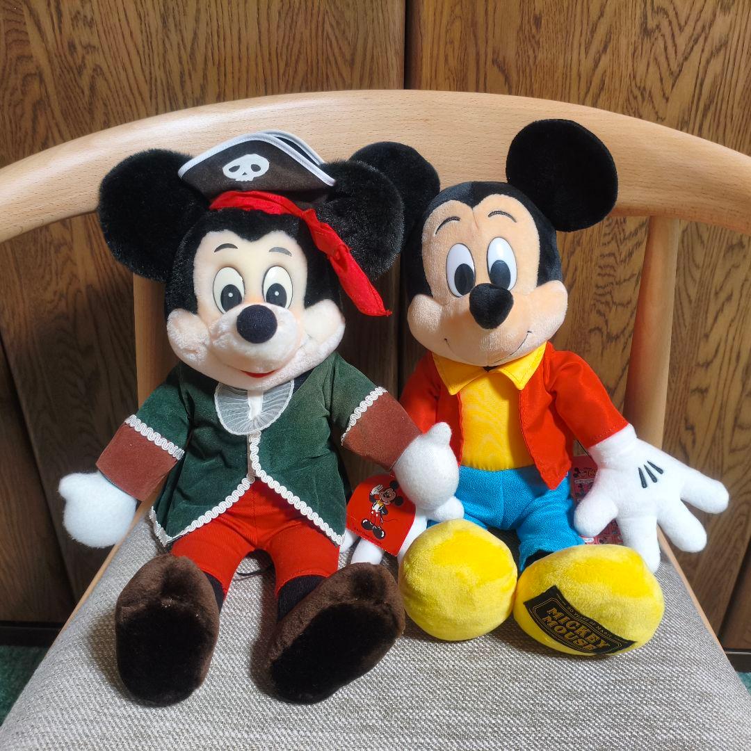 ミッキーマウス　ぬいぐるみ　限定　周年記念　当時物　レトロ