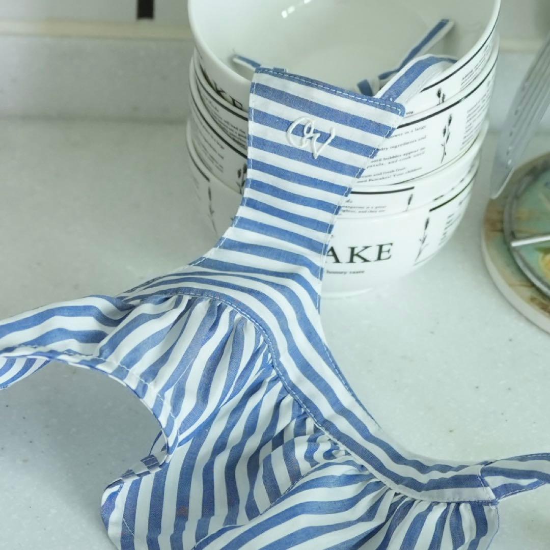 アトリエgg リトルシェフ （ストライプのエプロン）