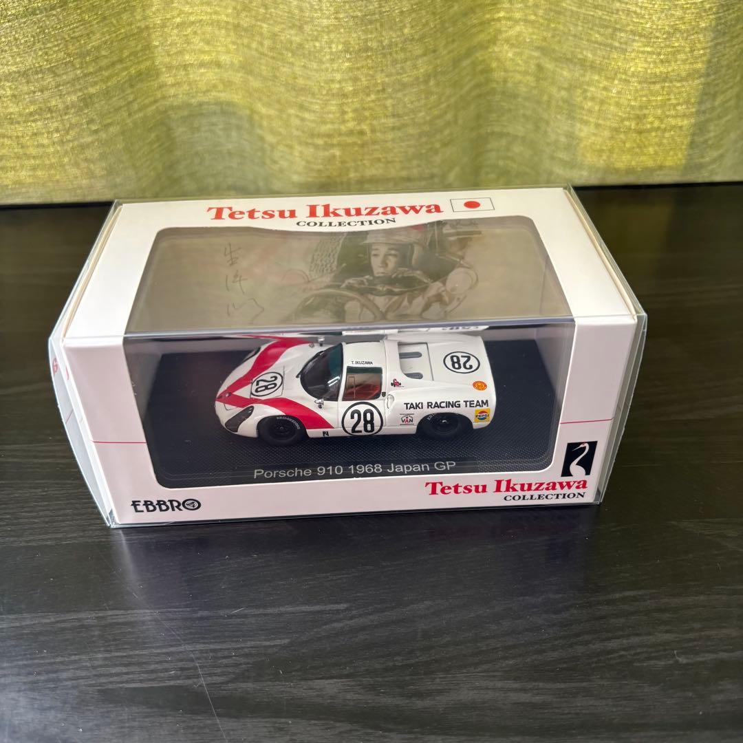 エブロ 1/43 ポルシェ 910 No.28 生沢徹　JAPAN GP