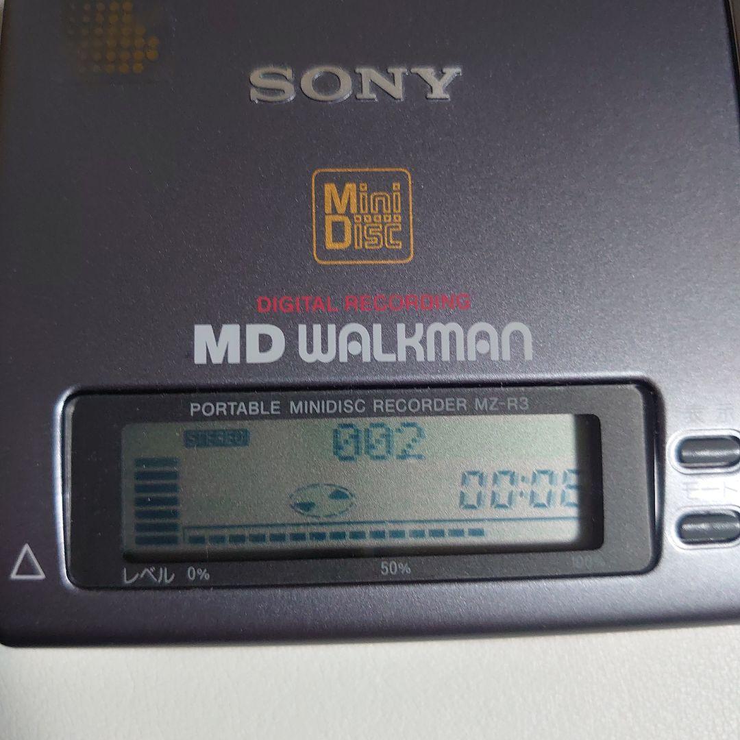 【動作確認済】『SONY』 MZ-R3 ポータブルMDレコーダー