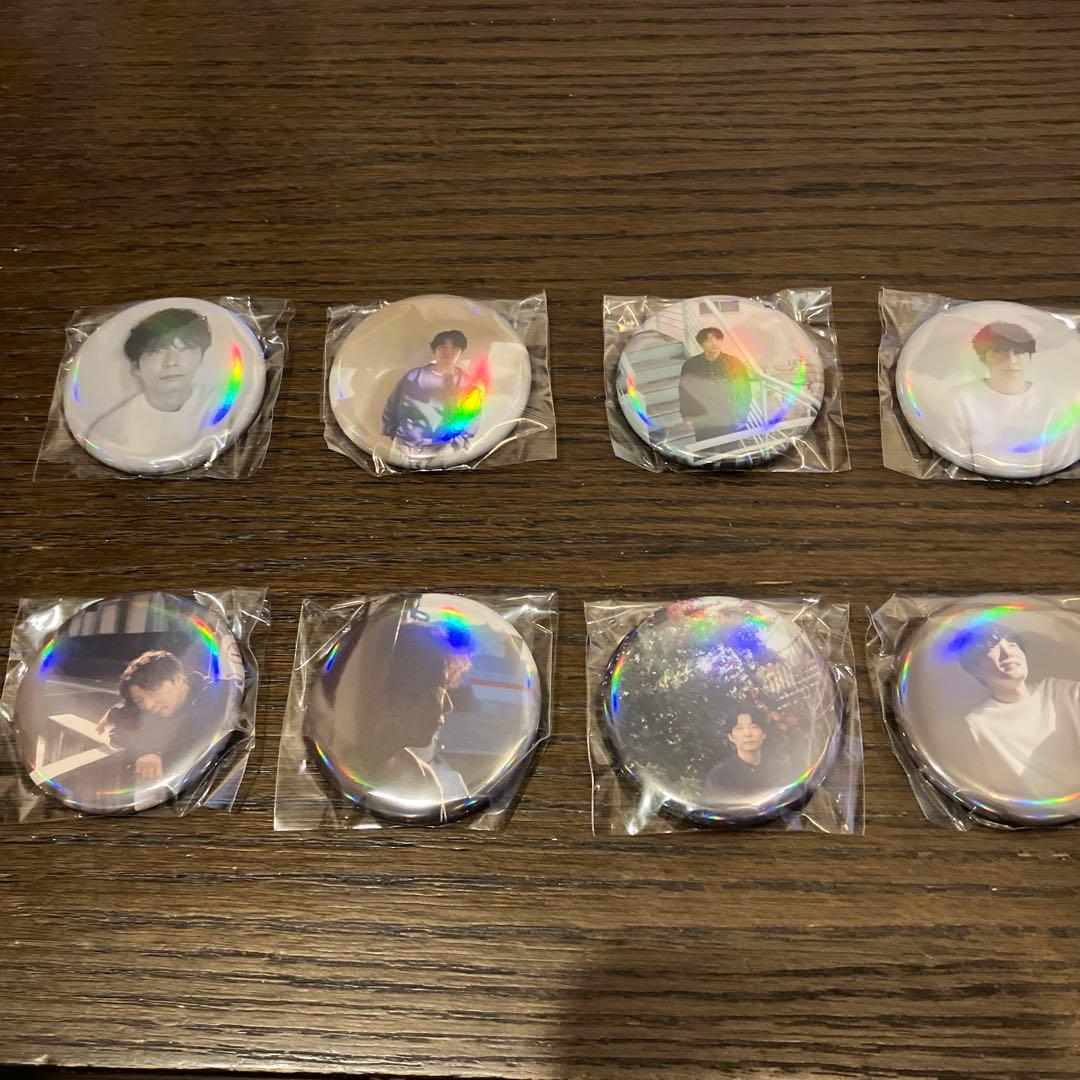 星野源　8個セット 缶バッジ 写真入り