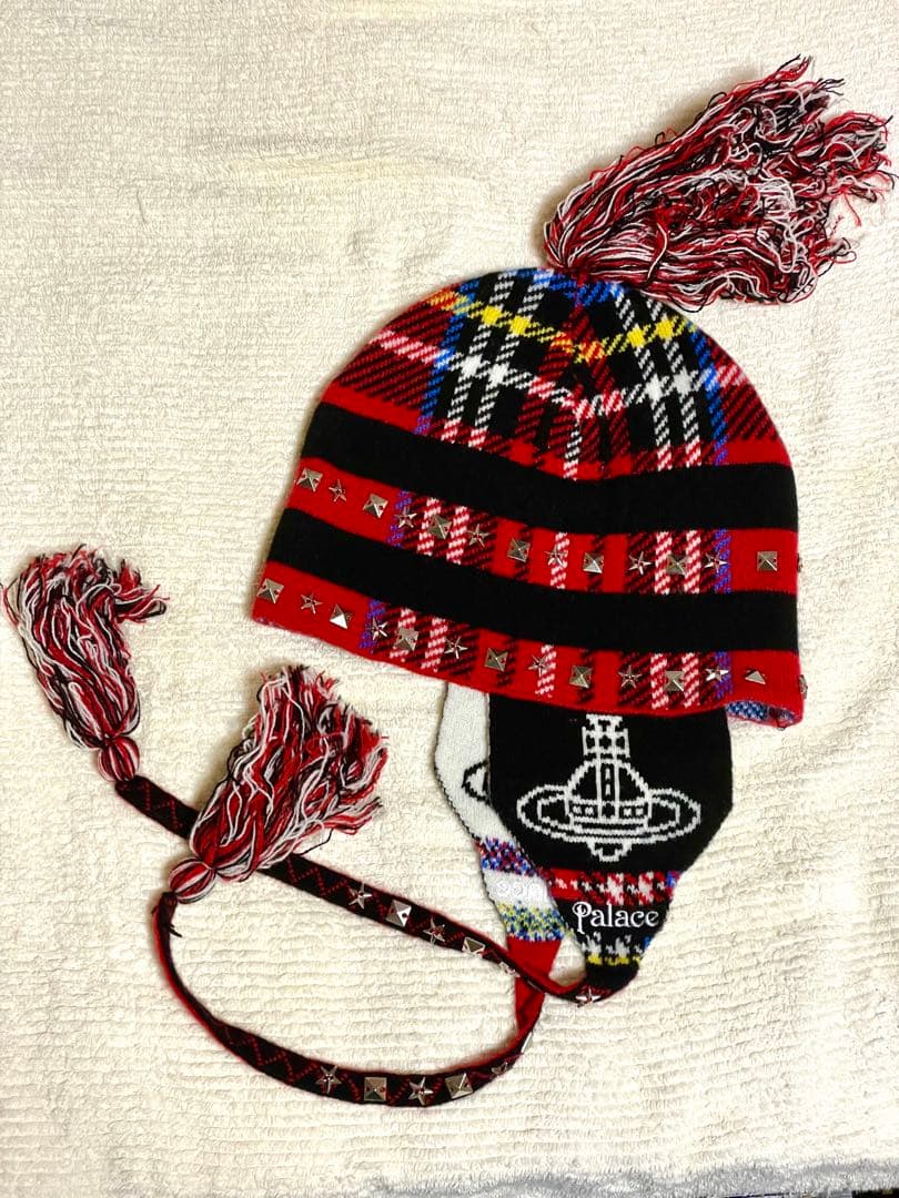 1*可様 VivienneWestwoodxPalaceビーニーORBred t
