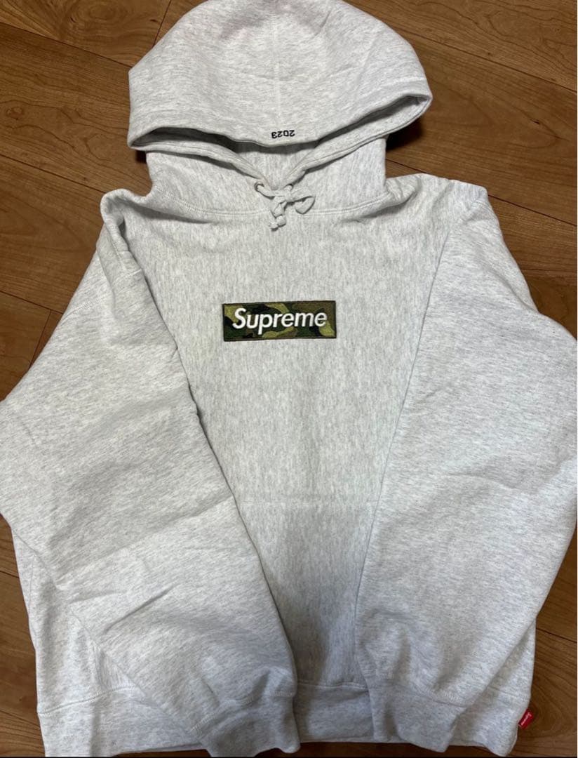 トップス Supreme Box Logo Grey23FW