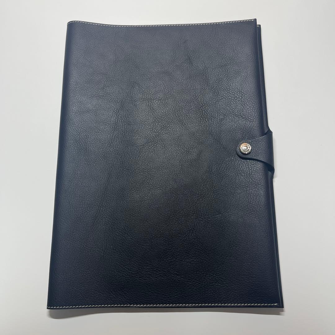 Somes Saddle ソメスサドル ファイルケース 黒 A4 牛革 箱有