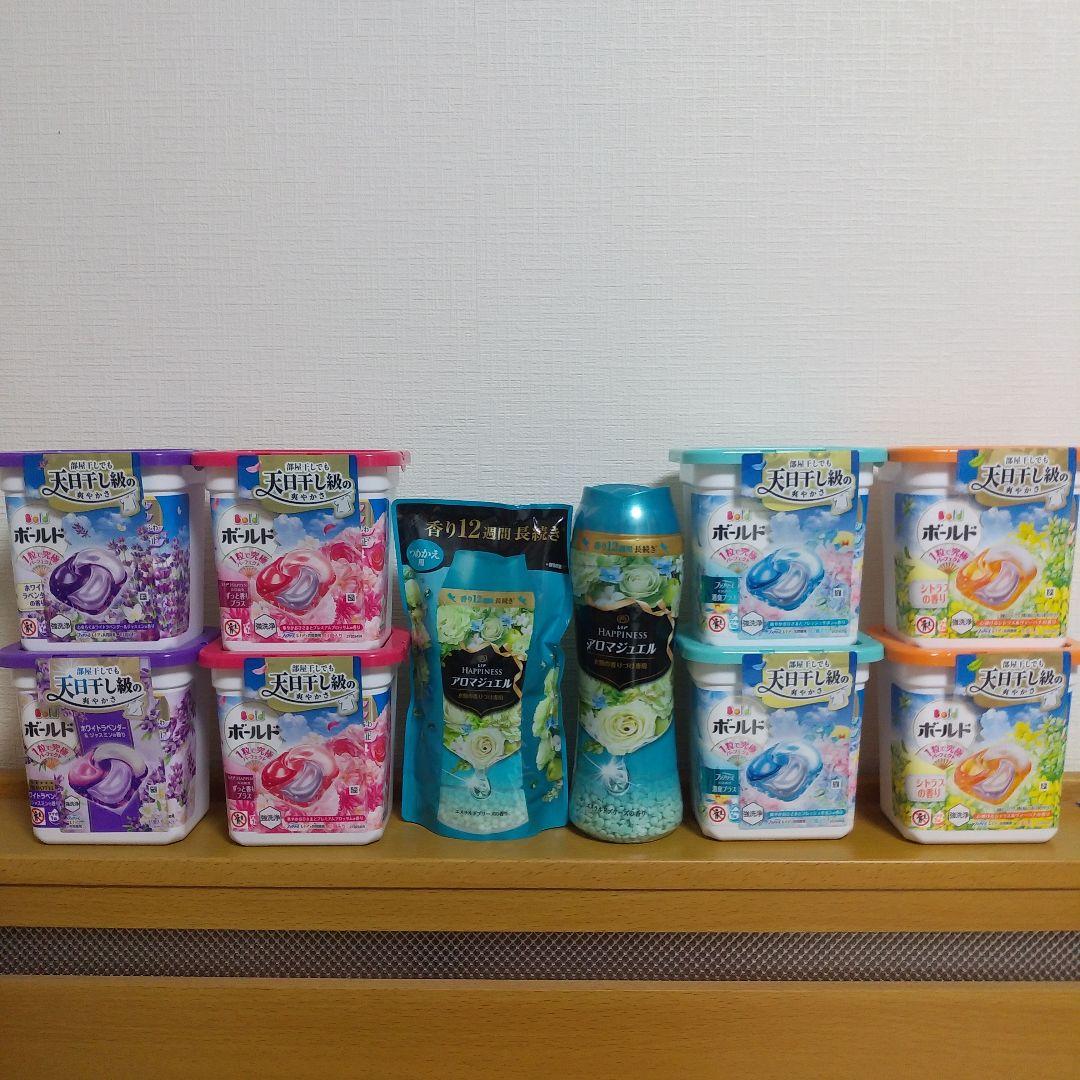 日用品セット　レノアアロマジュエルエメラルドブリーズ　ボールドジェルボール