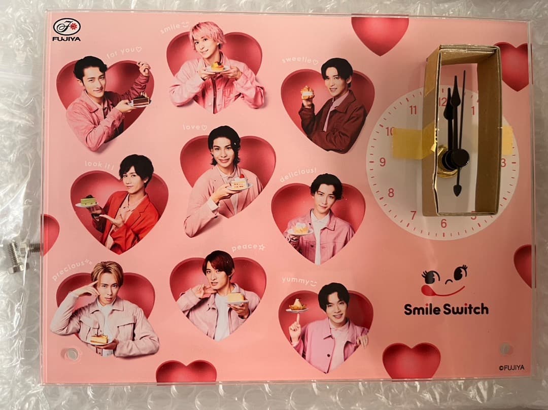  Man オリジナルアクリル製スタンド時計 不二家