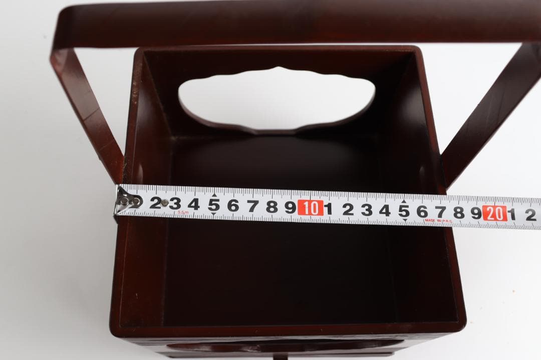 茶道具 海田宗恵 玄々斎好 香狭間透莨盆 共箱