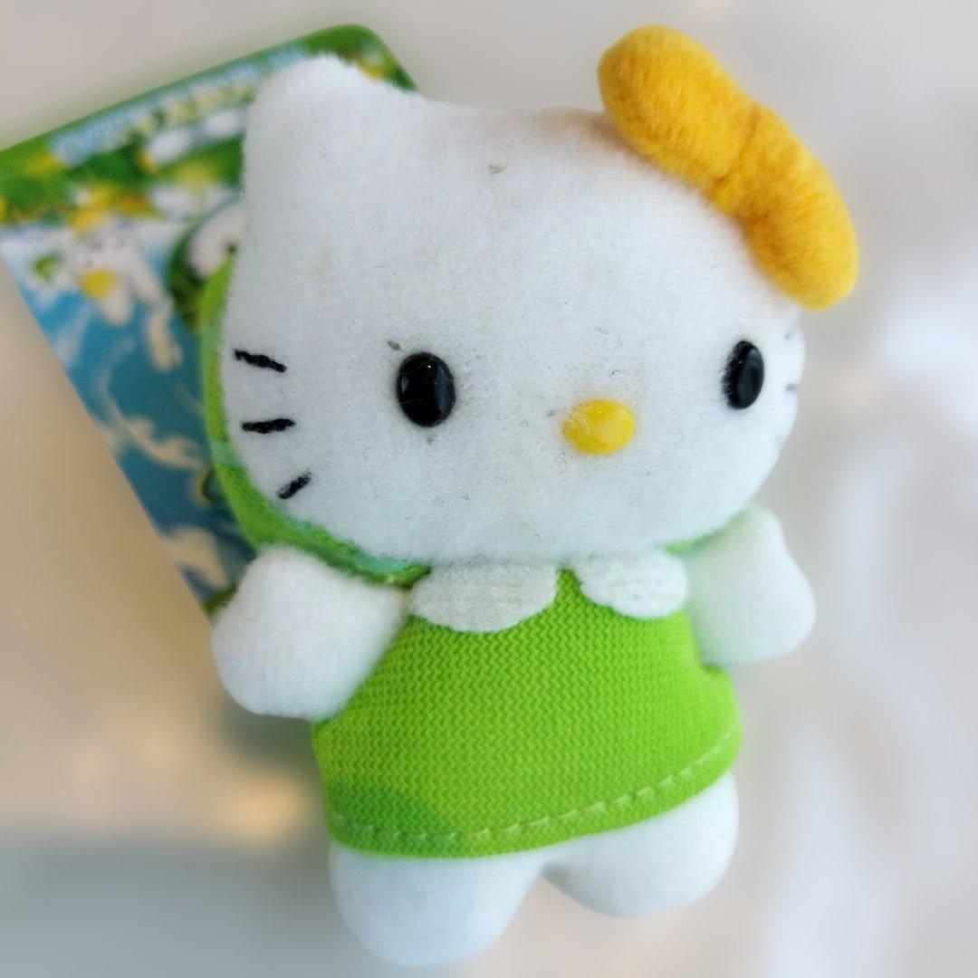 サンリオハローキティ メロン帽子キーホルダー2004平成レトロ激レア