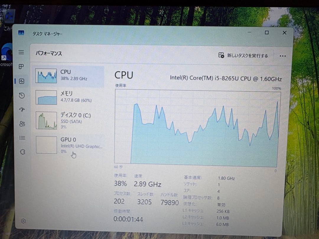 Mouse Computer 15.6インチi5-8265u Office付き