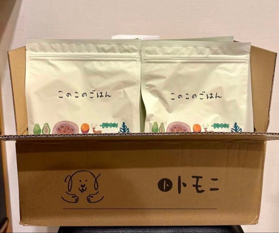 このこのごはん 1kg×2袋　＋チュールのおまけ